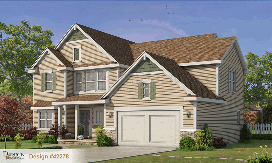 Design Basics Wetherby Mills Home Plan #42278fe